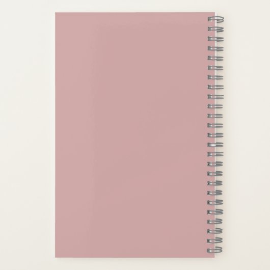 Carnet Logo d'entreprise et nom de l'employé de Dusty Ros (Verso)