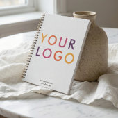 Carnet Logo d'entreprise Minimaliste Blanc