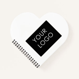 Carnet Logo d'entreprise minimaliste moderne blanc