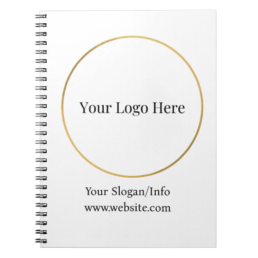 Carnet Logo d'entreprise | Modèle d'entreprise moderne (Devant)