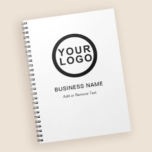 Carnet Logo d'entreprise Moderne Blanc 
