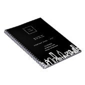 Carnet Logo d'entreprise moderne de la ligne d'horizon de (Côté Droit)