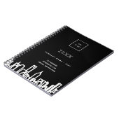 Carnet Logo d'entreprise moderne de la ligne d'horizon de (Côté gauche)