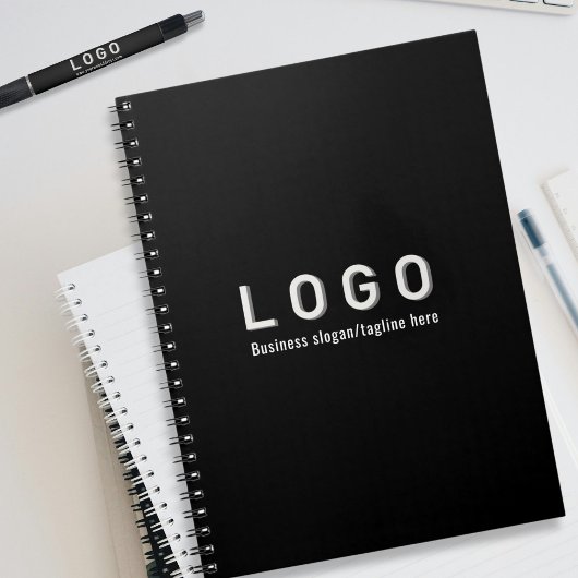 Carnet Logo d'entreprise noir