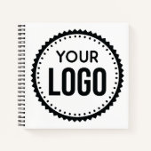 Carnet Logo d'entreprise personnalisé (Devant)