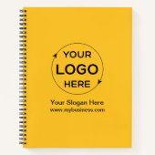 Carnet Logo d'entreprise personnalisé (Devant)