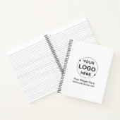 Carnet Logo d'entreprise personnalisé (Intérieur)