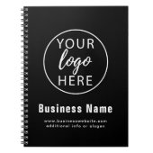 Carnet Logo d'entreprise personnalisé (Devant)