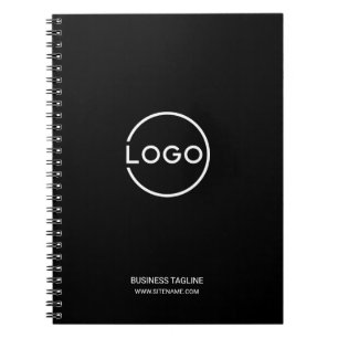 Carnet Logo d'entreprise personnalisé avec texte personna