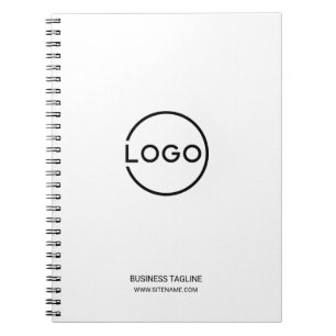 Carnet Logo d'entreprise personnalisé avec texte personna