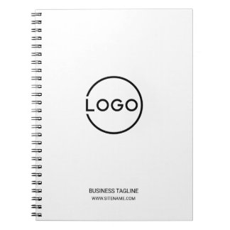 Carnet Logo d'entreprise personnalisé avec texte personna
