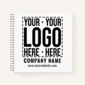 Carnet Logo d'entreprise personnalisé Entreprise Cool mod (Devant)