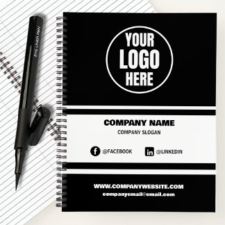 Carnet Logo d'entreprise personnalisé Marque d'entreprise