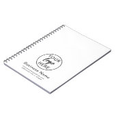 Carnet Logo d'entreprise personnalisé Office moderne (Côté gauche)