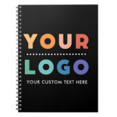 Carnet Logo d'entreprise personnalisé Pas de commande min (Devant)