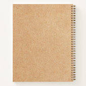Carnet Logo d'entreprise personnalisé Style Kraft (Dos)