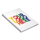 Carnet Logo d'entreprise simple blanc (Côté Droit)