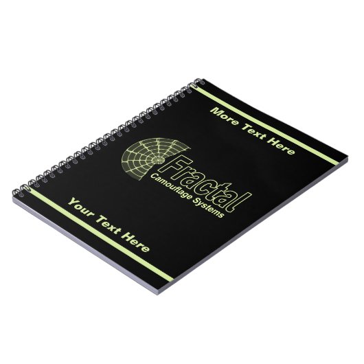 Carnet Logo des systèmes de camouflage fractal (Côté gauche)