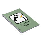 Carnet Logo d'oiseaux/d'oiseaux personnalisable (Côté Droit)