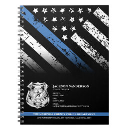Carnet Logo du département de police de la loi et de l'or