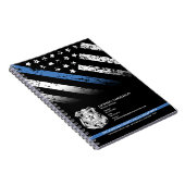 Carnet Logo du département de police  Exécution de la loi (Côté Droit)