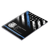 Carnet Logo du département de police  Exécution de la loi (Côté gauche)