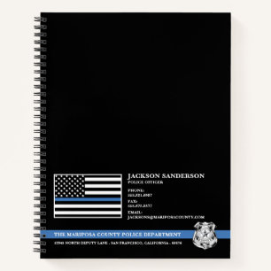 Carnet Logo du département de police pour l'application d