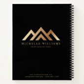 Carnet Logo du locateur immobilier moderne Notebo (Dos)