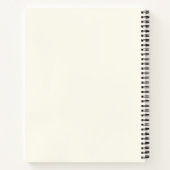 Carnet Logo du photographe de l'aquarelle rose (Dos)