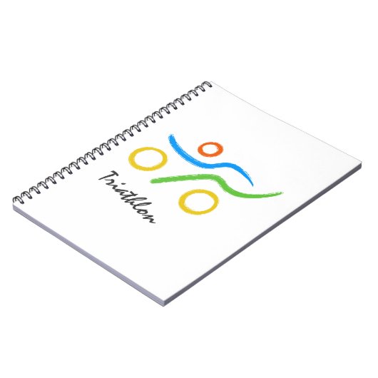 Carnet Logo du triathlon (Côté gauche)