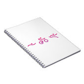 Carnet Logo du triathlon (Côté Droit)