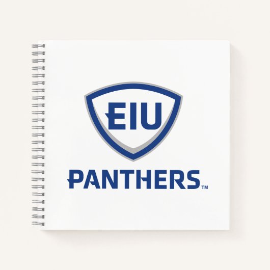Carnet Logo Eastern Illinois Panthers Shield & Wordmark (Devant)