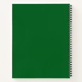 Carnet Logo École Mascotte Tigres Verts (Dos)