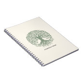 Carnet Logo écologique d'entreprise Arbre de Vie (Côté Droit)