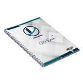 Carnet Logo et code QR sur fond blanc (Côté Droit)
