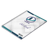 Carnet Logo et code QR sur fond blanc (Côté gauche)