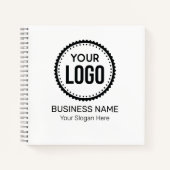 Carnet Logo Et Slogan Personnalisés Avec Promotions (Devant)