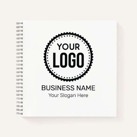 Carnet Logo Et Slogan Personnalisés Avec Promotions (Devant)