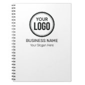 Carnet Logo Et Slogan Personnalisés Avec Promotions (Devant)