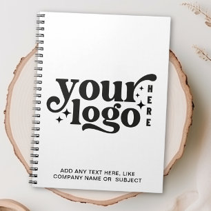 Carnet Logo et texte personnalisés de l'entreprise 