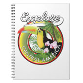 Carnet Logo Explorez l'Amérique centrale. (Devant)
