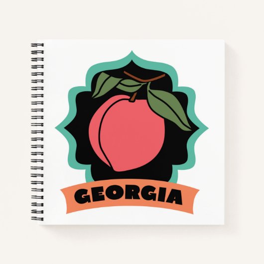 Carnet Logo Georgia Peach (Devant)