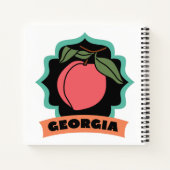 Carnet Logo Georgia Peach (Dos)