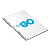 Carnet Logo Golang (Go Programming Language) (Côté Droit)