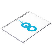 Carnet Logo Golang (Go Programming Language) (Côté gauche)