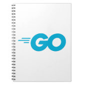 Carnet Logo Golang (Go Programming Language) (Devant)