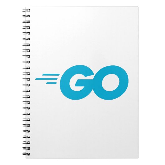 Carnet Logo Golang (Go Programming Language) (Devant)