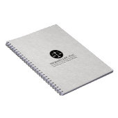Carnet Logo Justice Lin gris clair (Côté Droit)