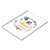 Carnet Logo lumineux avec une abeille (Côté gauche)