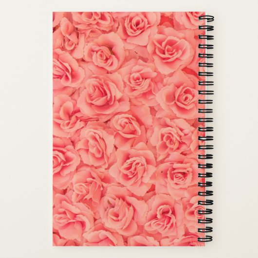 Carnet Logo Moderne de Roses Roses Tendances (Verso)